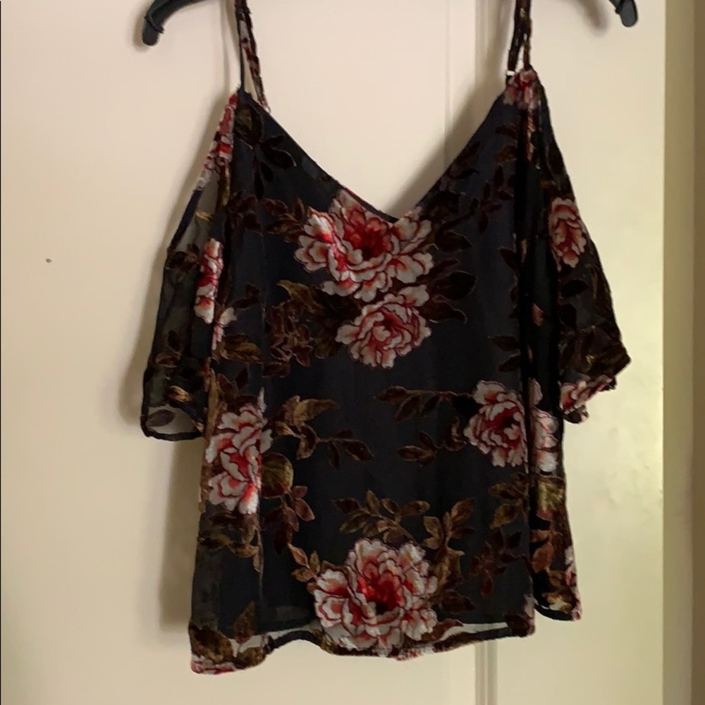 Cupcakes and cashmere velvet top